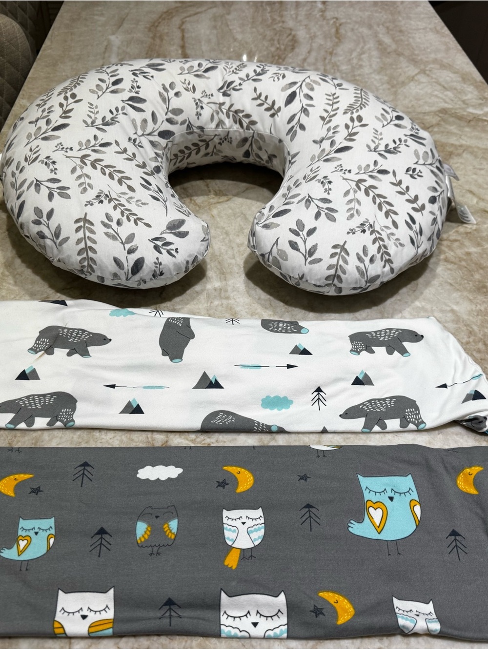 Boppy Nursing Pillow Cover Set with 2 additional covers